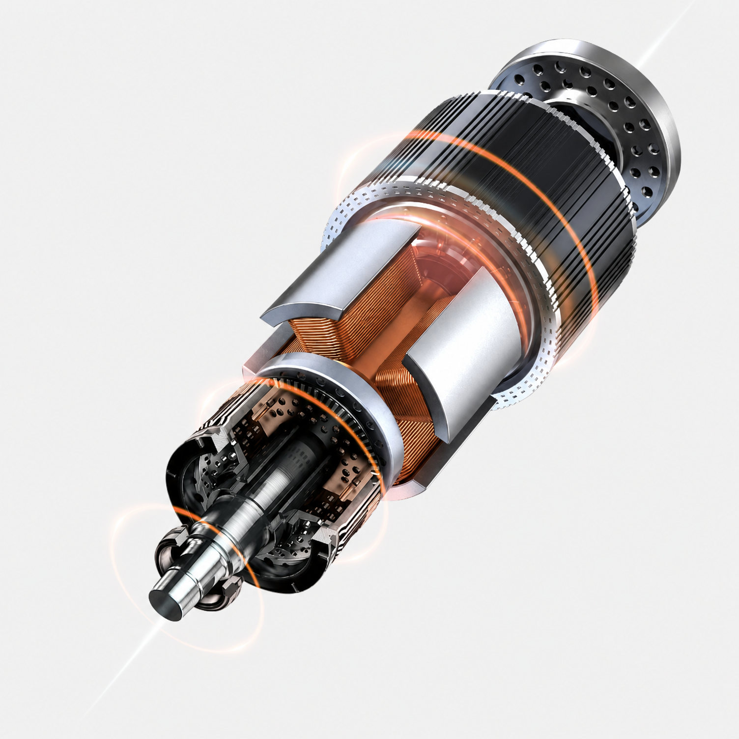 Brushless DC motor inside Labshark vortex mixer for low noise and long lifespan.png