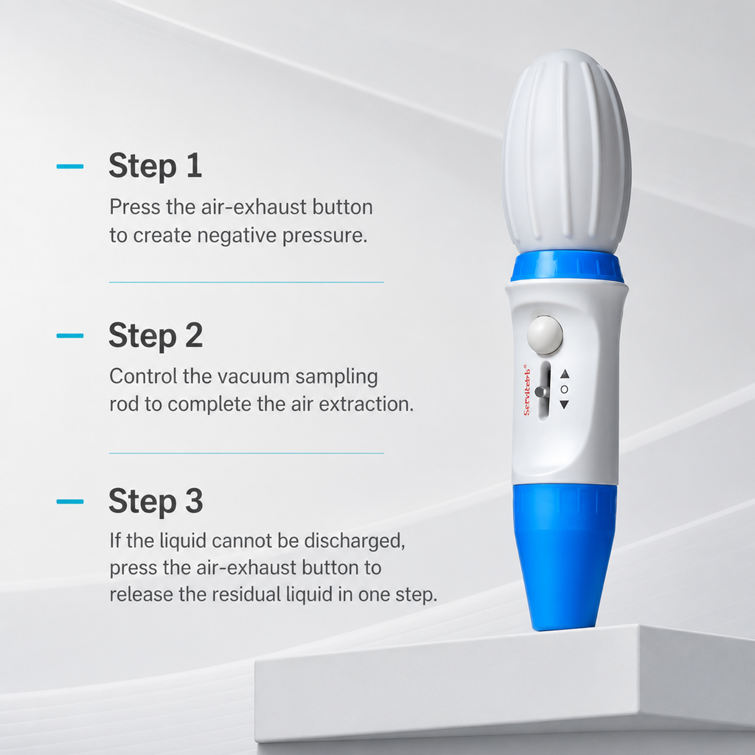 Step-by-step operation guide for Labshark manual pipette controller.webp