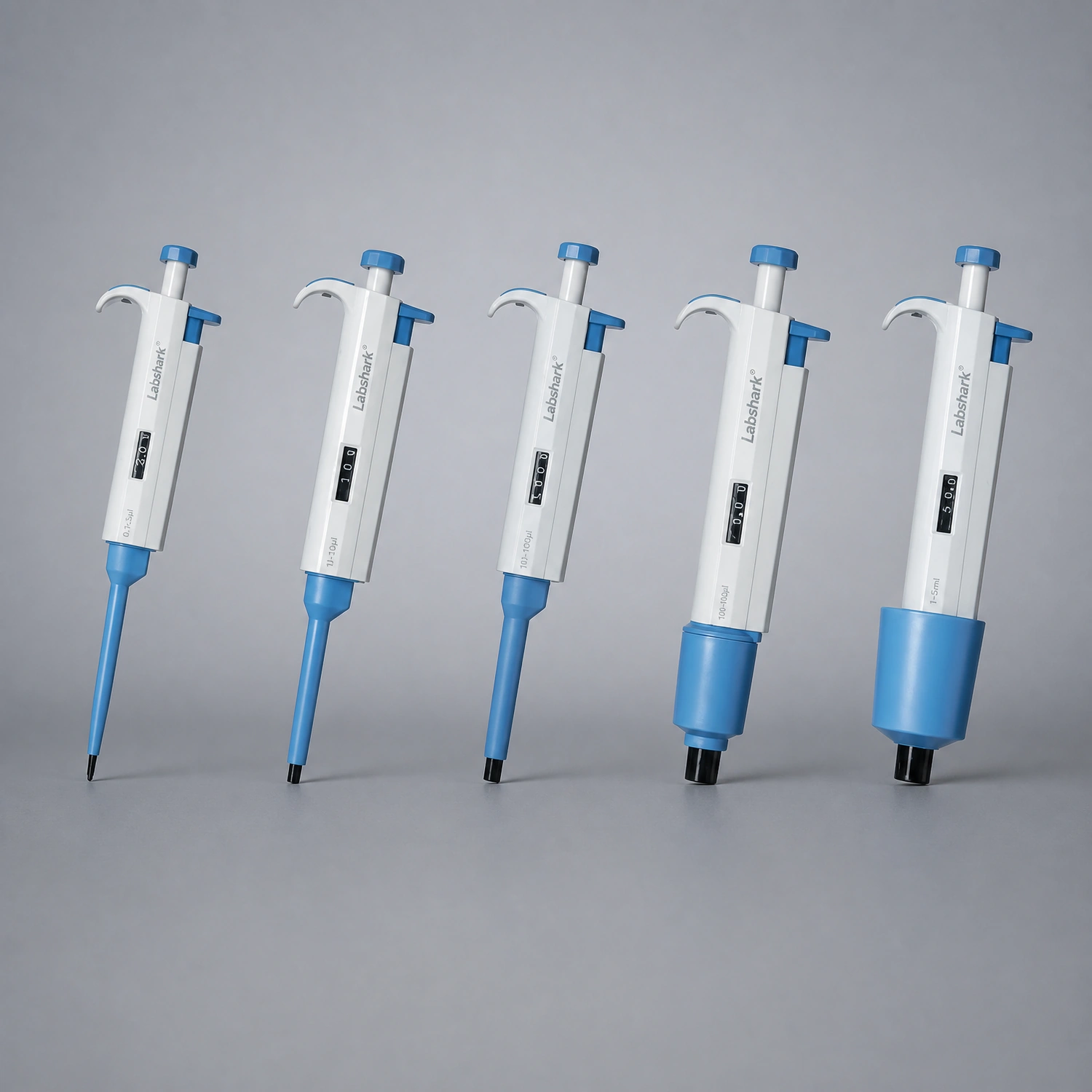 Labshark autoclavable micropipette with digital window display for precise liquid transfer.webp