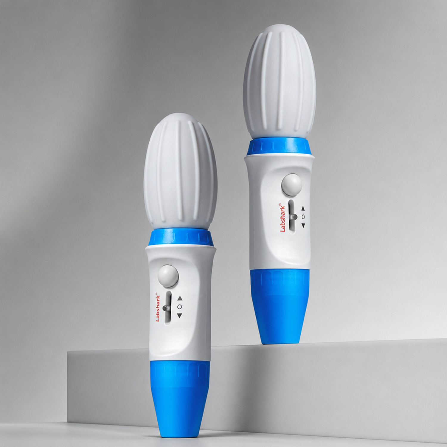 Labshark manual pipette controller with silicone adapter for serological pipettes.webp