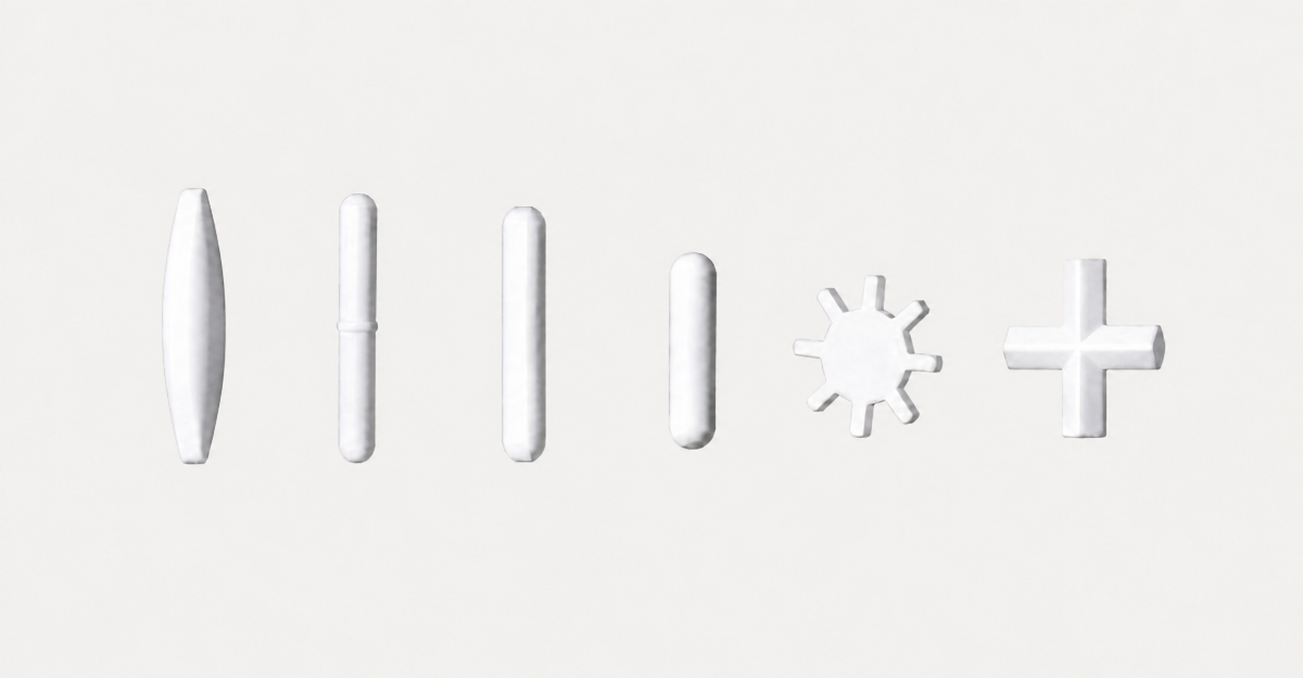 Magnetic stir bar for chemistry, PTFE coated stirring bar.png