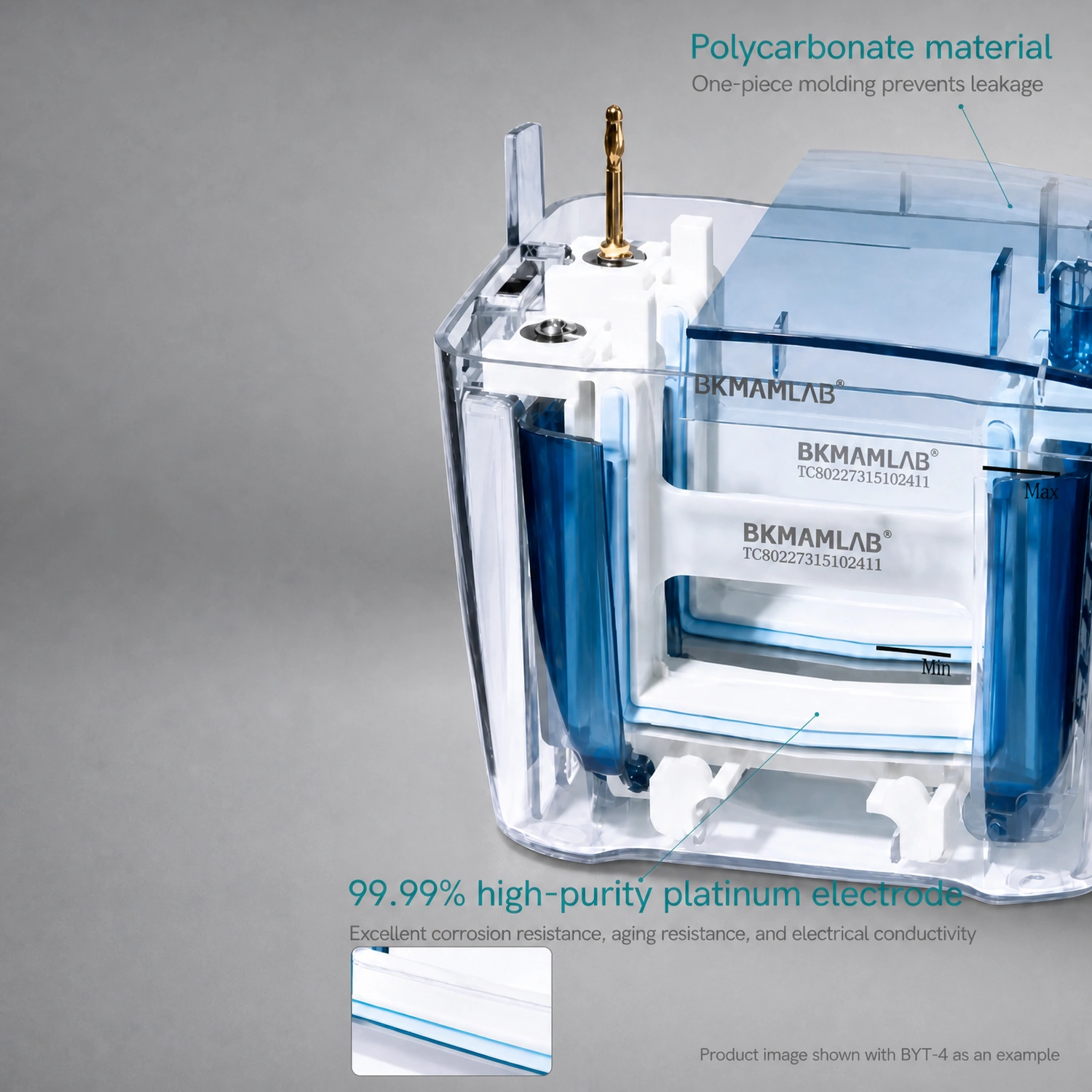 Integrated molding design for stable performance on BKMAMLAB gel electrophoresis system.webp