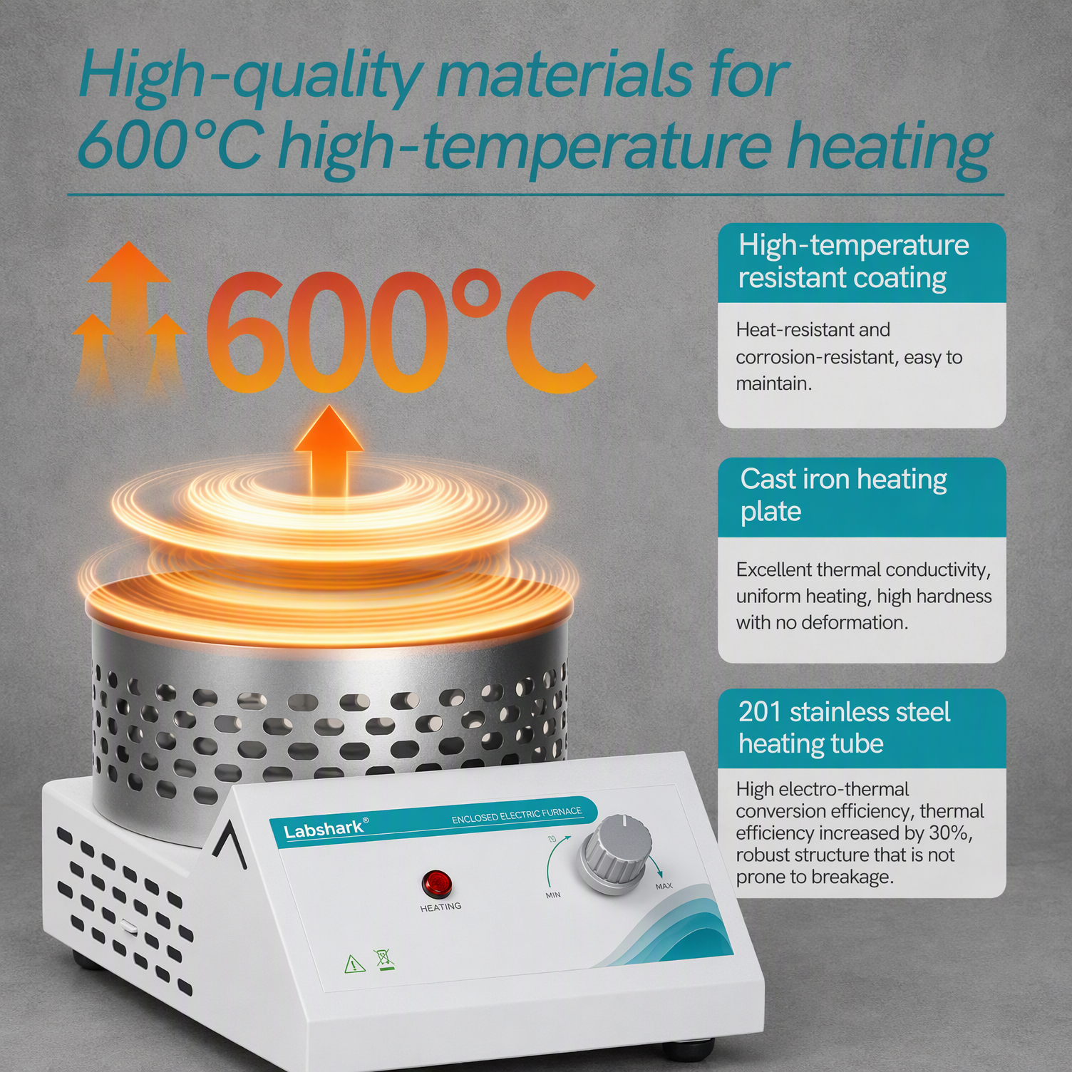 High-quality materials for 600&deg;C high-temperature heating on Labshark laboratory furnace.png