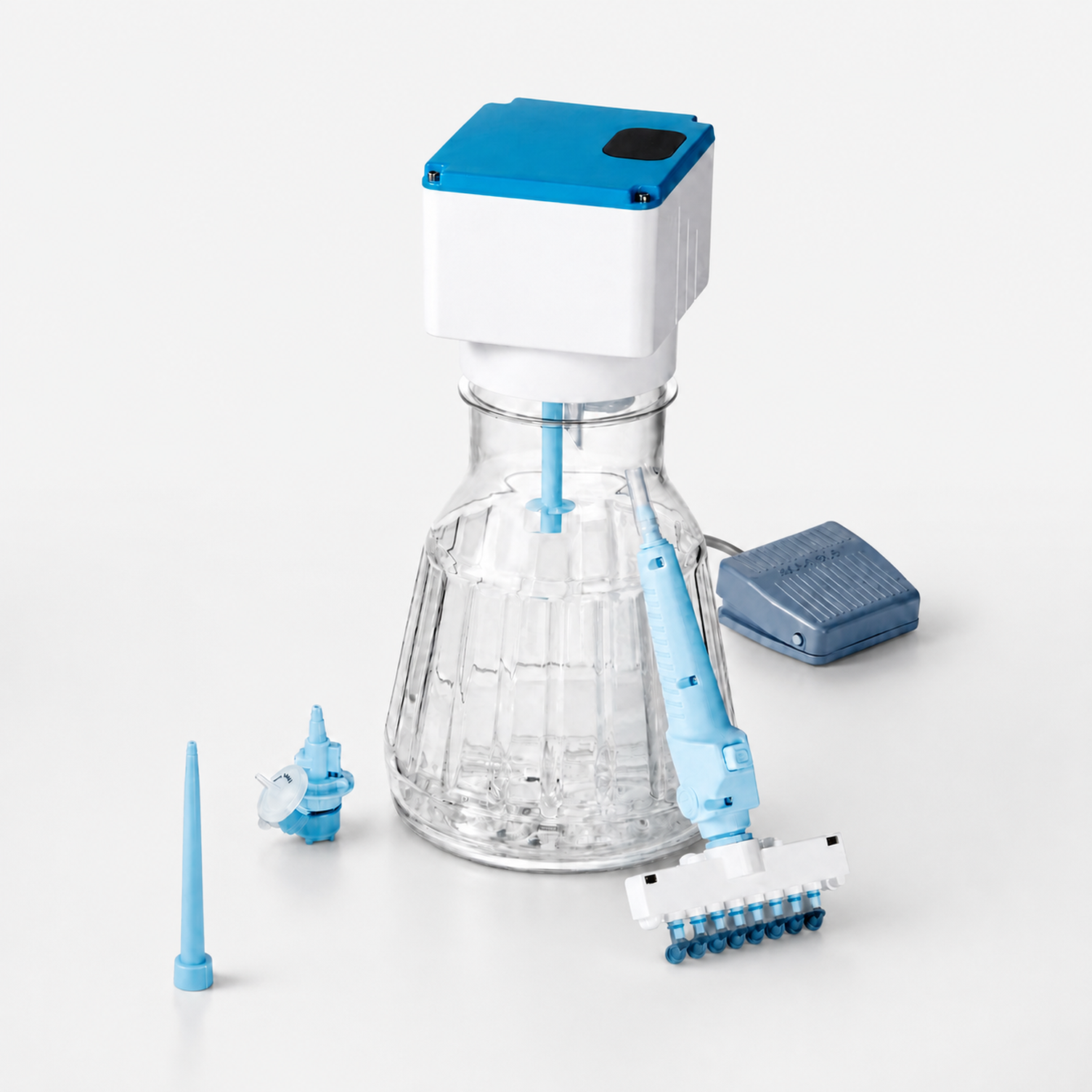 BKMAMLAB BZY-2L vacuum aspirator with 2L collection bottle and magnetic handle.png